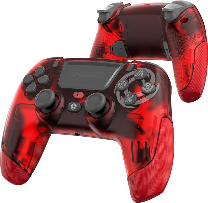 Immagine prodotto Oniverse Revolt Grigio, Rosso Gamepad Bluetooth Analogico/Digitale PC, PlayStation 4 (PC, PS4)
