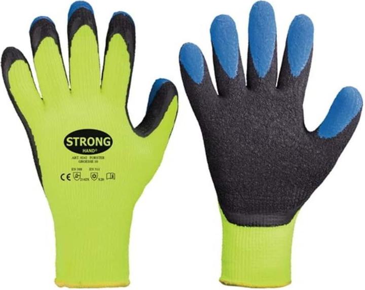 Actual product image Stronghand Gloves Forster size 9 neon-yellow/blue EN 388, EN 511 PPE category II (9)