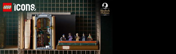 Actual product image LEGO Sherlock Holmes: Bücherstütze (10351, LEGO Icons)