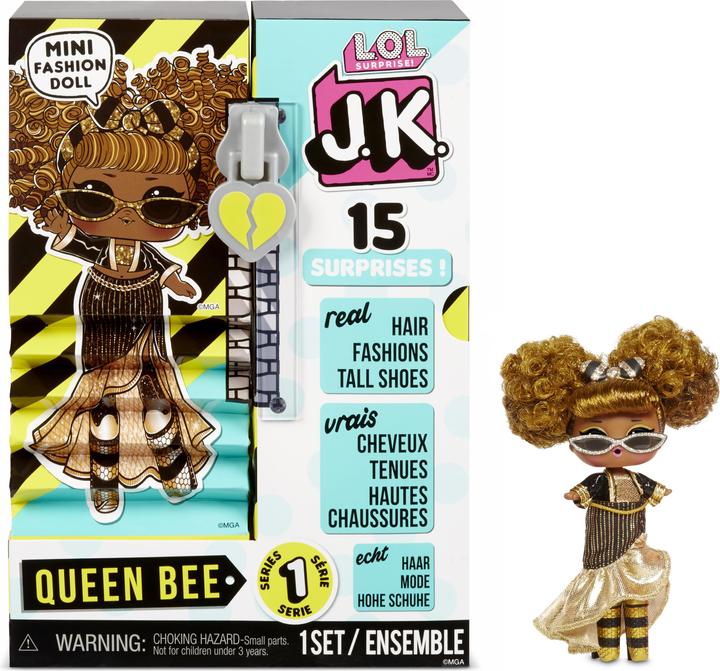 Actual product image MGA LOL JK Mini Fashion Doll QUEEN BEE