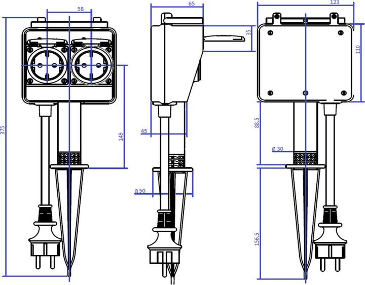 Actual product image Bachmann Garden socket