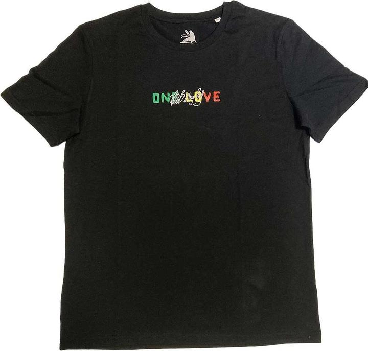 Produktbild Bob Marley One Love TShirt bestickt (L)