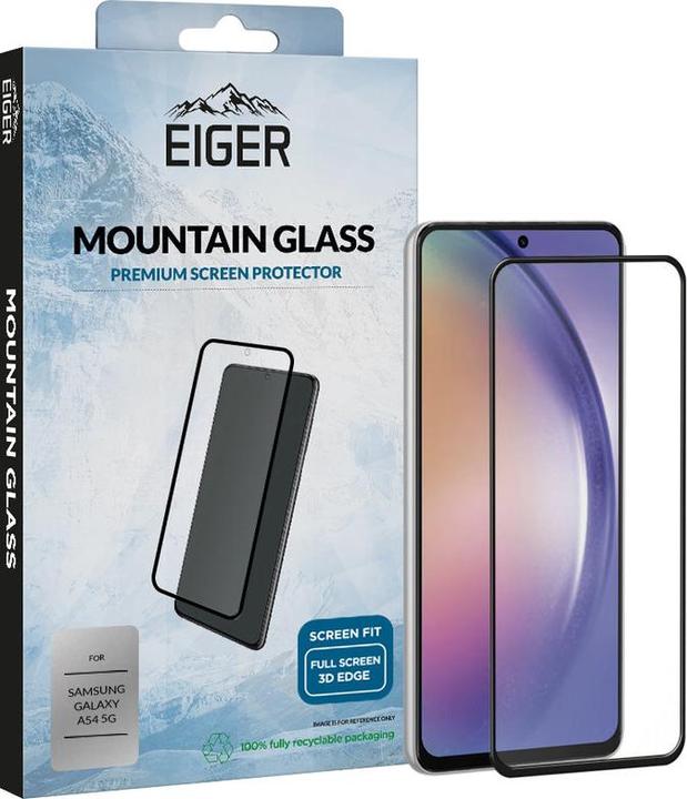 Actual product image Eiger Mountain Glass Clear Edge (1 pcs., Samsung Galaxy A54 5G)