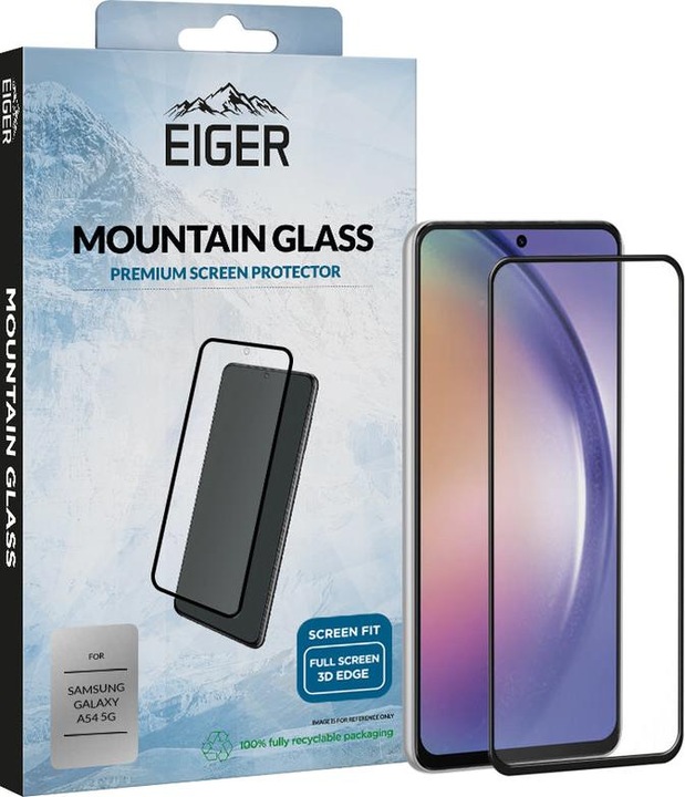 Produktbild Eiger Mountain Glass Clear Edge (1 Stück, Samsung Galaxy A54 5G)
