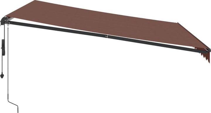 Image du produit vidaXL Markise Gelenkarmmarkise Sonnenmarkise Automatisch Braun 400x350cm (4 m)
