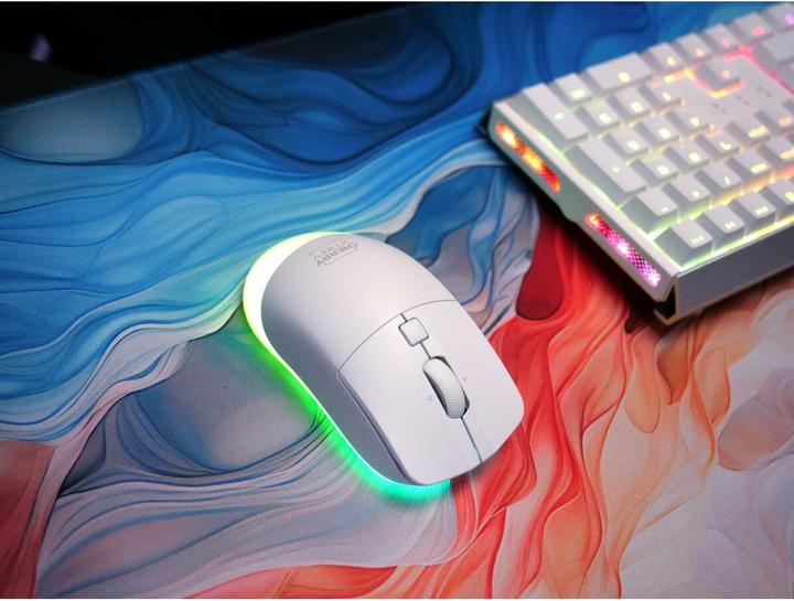 Actual product image CHERRY xtrfy M50 White Wireless Mouse (Cable, Wireless)