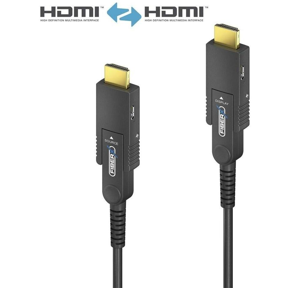 Thumbnail - Purelink FiberX Serie - Micro HDMI/HDMI 4K Glasfaser Verlängerung - 25m (25 m, HDMI), Video Kabel