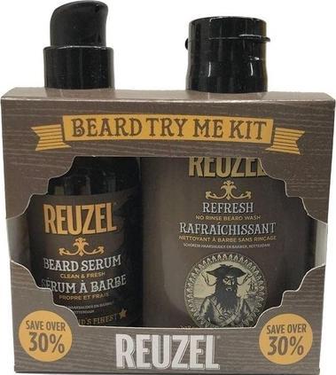 Actual product image Reuzel Beard Try Me Kit Beard Care Set - Beard Oil & No Rinse Beard Wash (100 ml)