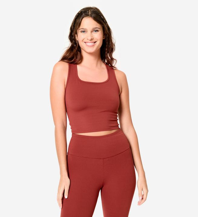 Decathlon Top Damen Zweite-Haut-Effekt