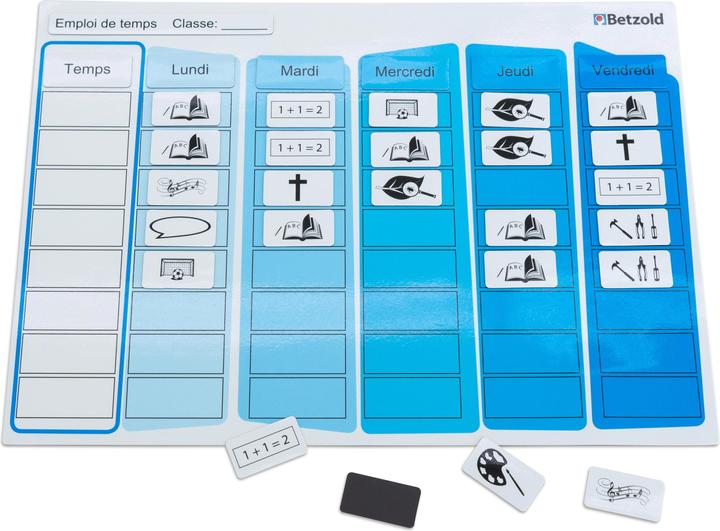Produktbild Betzold Immerwährender Stundenplan (A4, 1 Woche / 1 Seite)