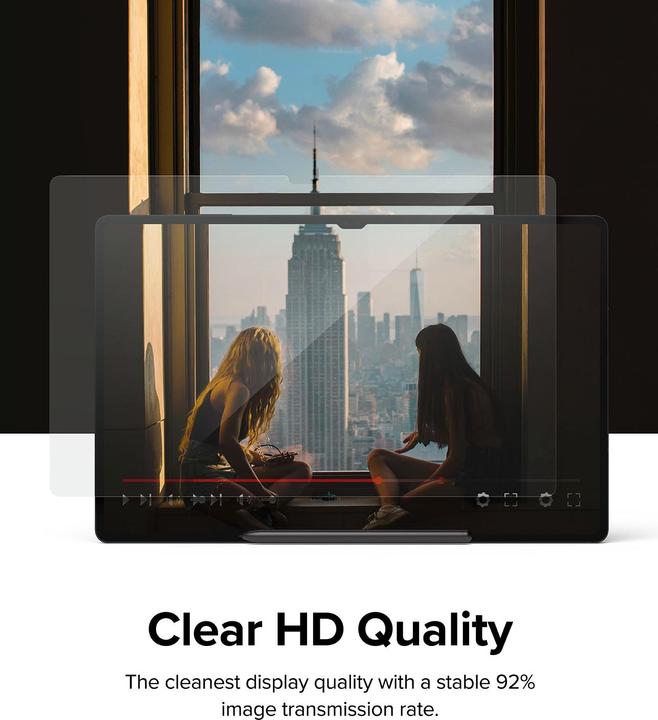 Produktbild Ringke Screen Protector for Galaxy Tab S10 Ultra / S9 Ultra / S8 Ultra SCREEN PROTECTOR TEMPERED GLASS (1 Stk., Samsung Galaxy Tab S10 Ultra, Samsung Galaxy Tab S8 Ultra, Samsung Galaxy Tab S9 Ultra)