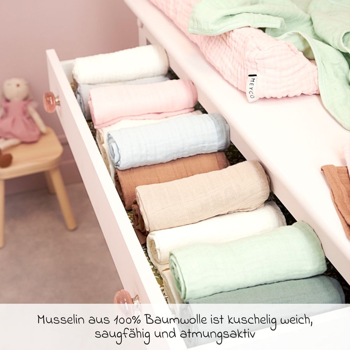 Produktbild Meyco Mullwindeln (70 cm, 70 cm)