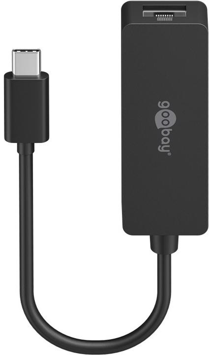 Actual product image Goobay USB-C-Ethernet-Adapter, schwarz (USB-C)