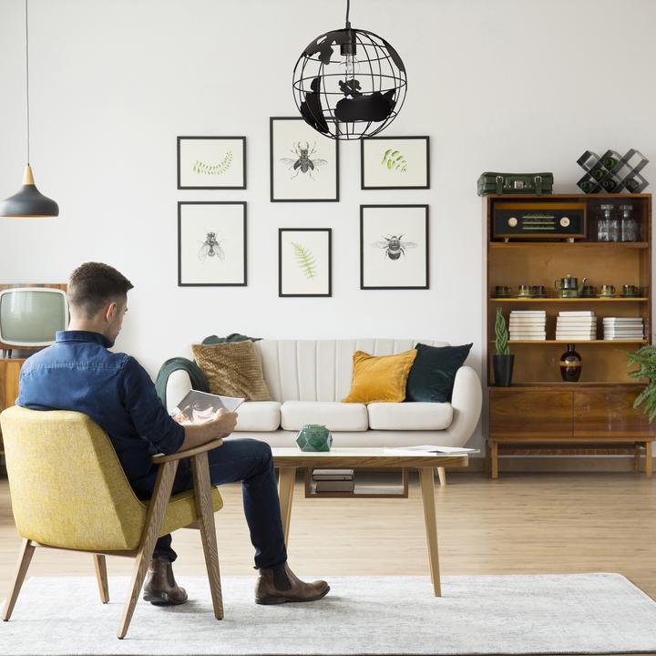 Immagine prodotto Relaxdays Lampada a sospensione a sfera (E27)