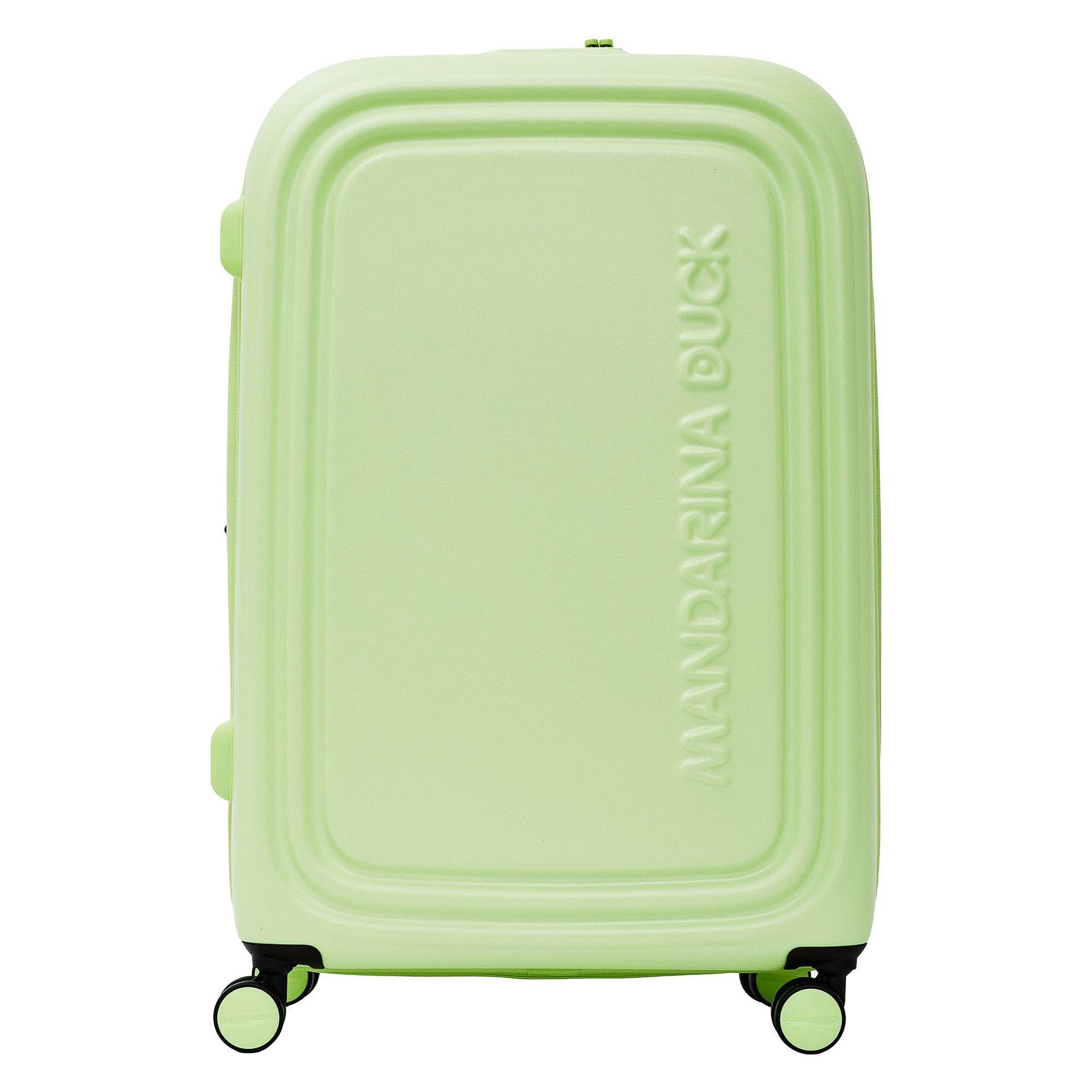 Mandarina Duck, Koffer, Logoduck + Trolley, Grün, (82.50 l)