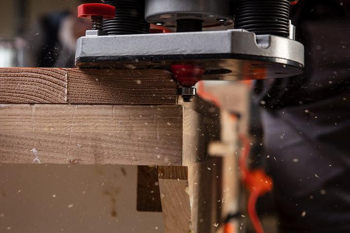 Actual product image Graphite Widia cutter (form cutter with bearing, decorative, HM, 25.7 x 9.7 mm, shank 8 mm)