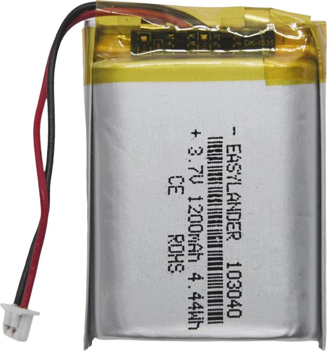 Produktbild Purecrea LiPo Akku 1200mAh JST 1.25 / Lithium Ion Polymer (3.70 V, 1200 mAh)