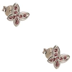 Out of the blue, Ohrringe, Ohrstecker 925 Sterling Silber, Schmetterling, (925 Sterling Silber)
