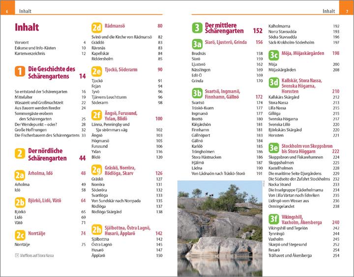 Nährwerte und Zutaten Reiseführer Stockholms Schärengarten (Deutsch, Ulf Sörenson, 2018)