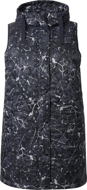 Actual product image Ulla Popken HYPRAR Long-Steppweste, wasserabweisend, Schmetterlinge (54)