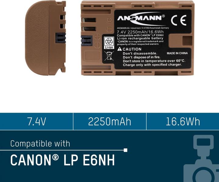 Produktbild Ansmann A-Can LPE6 NH (Kamera Akku)