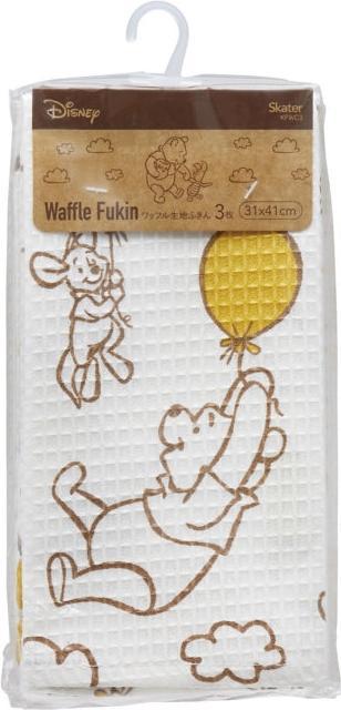 Produktbild Disney Waffelstoff Geschirrtuch 3er-Set mit Winnie the Pooh (31 x 41 cm)
