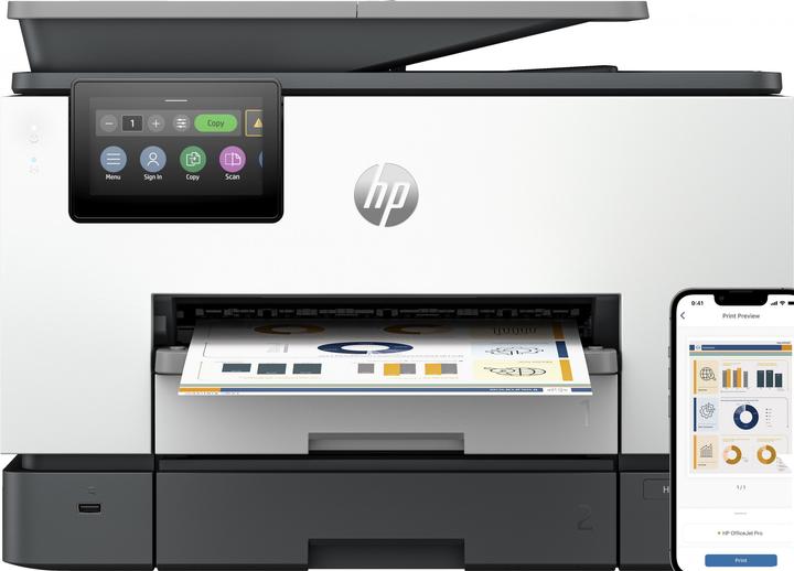 Actual product image HP Officejet Pro 9130B Wireless (Colour)