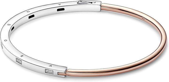 Immagine prodotto Pandora Bracelet (19 cm, Argento, Oro rosa)