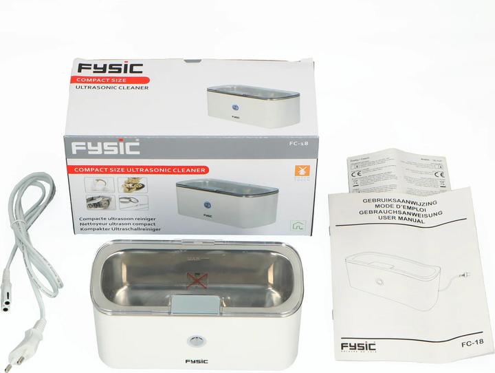 Actual product image Fysic FC-18 Ultrasonic cleaner (50 kHz, 350 ml)