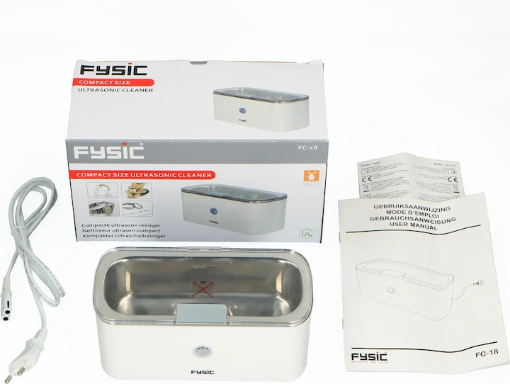 Actual product image Fysic FC-18 Ultrasonic cleaner (50 kHz, 350 ml)