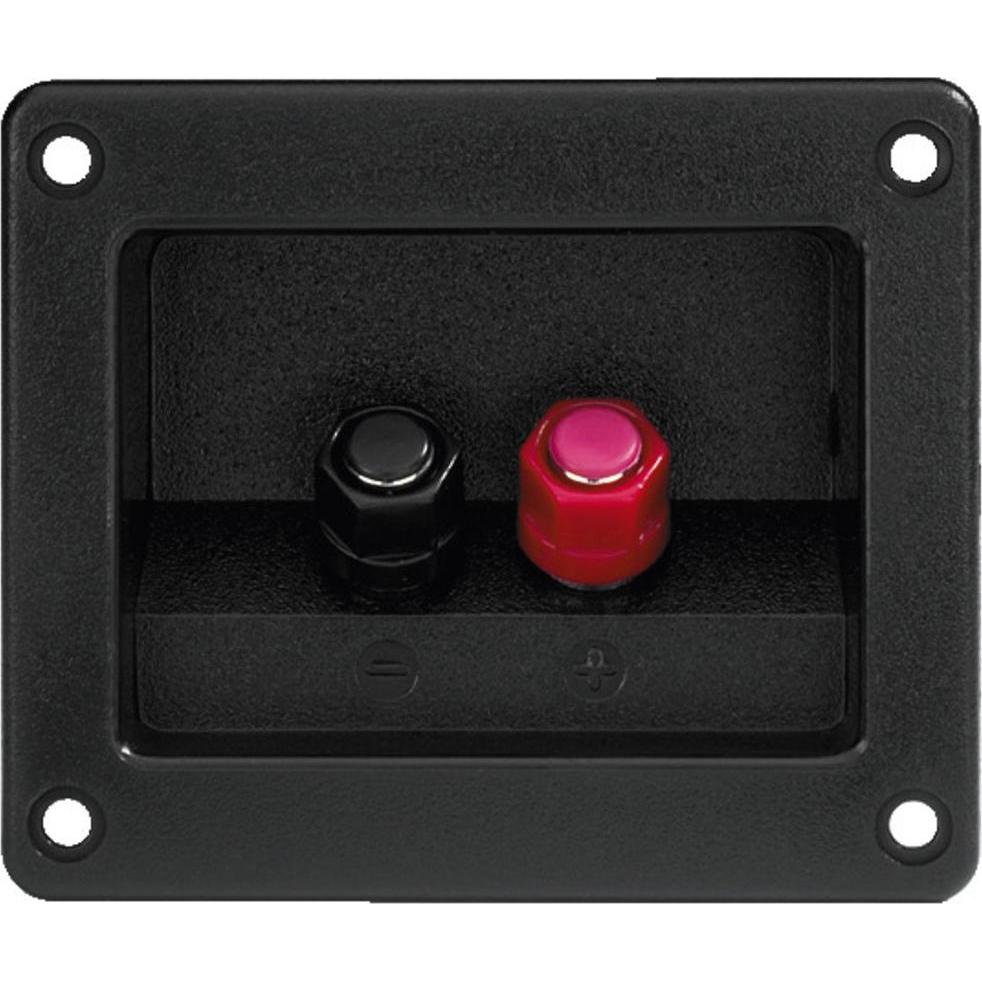 Monacor LS-Terminal, Lautsprecher Bauteile, Schwarz