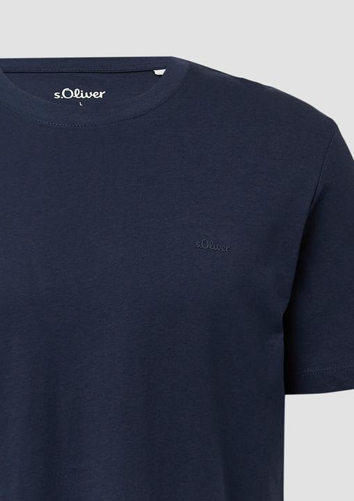 Actual product image S.Oliver T-Shirt Baumwoll-T-Shirt mit Logo-Print (XXL)