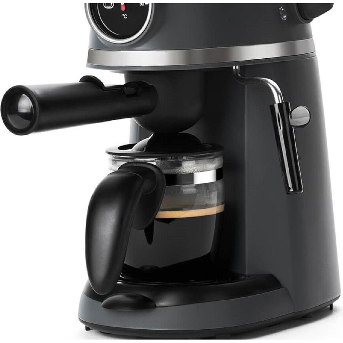 Black & Decker Black+Decker BXCO800E - Wasserdruck-Kaffeemaschine, 3,5bar, schwarz, 800W, Siebträgermaschine, Schwarz