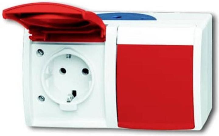 Actual product image Busch-Jaeger 4011395993323 Socket Red