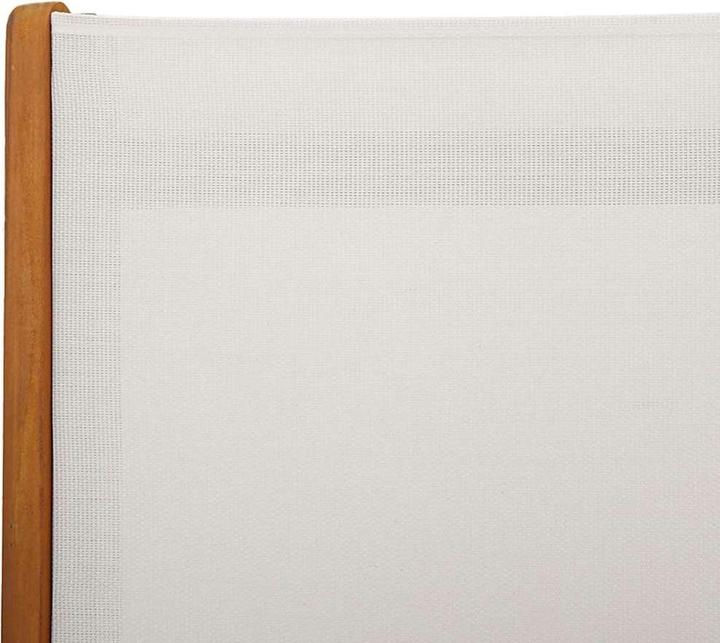 Actual product image vidaXL Garden furniture dining set garden set 9-piece solid wood acacia textilene (160 cm)