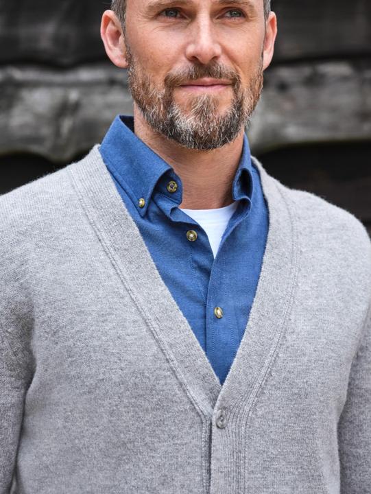 Produktbild Woolovers Strickjacke VAusschnitt Schafwolle (L)