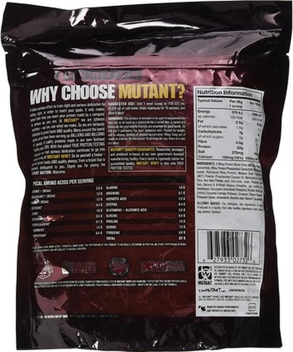 Produktbild Mutant Whey (1030 g, 1 x, Strawberry Cream)