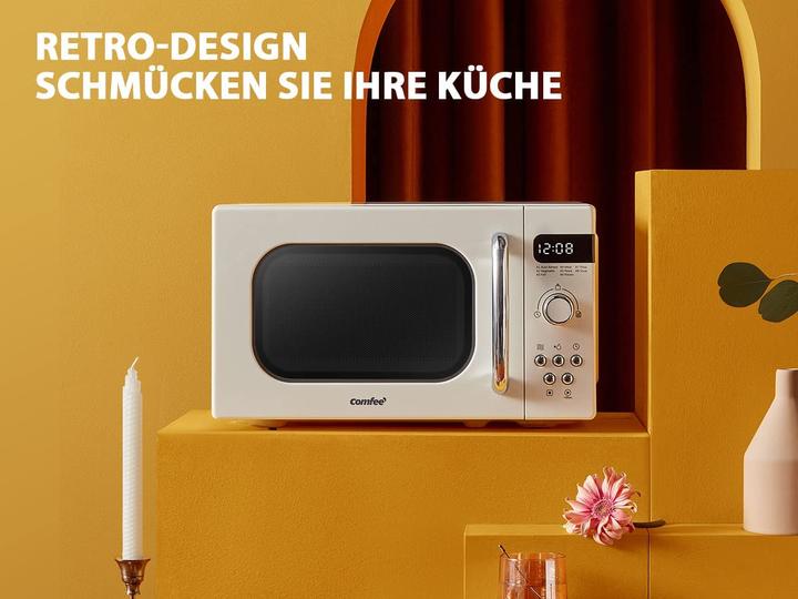 Actual product image Comfee Retro Style Microwave Cream (20 l)