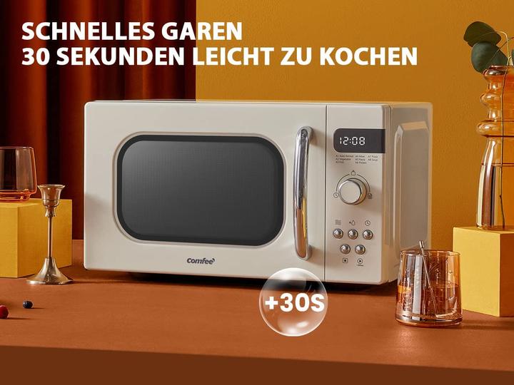 Actual product image Comfee Retro Style Microwave Cream (20 l)