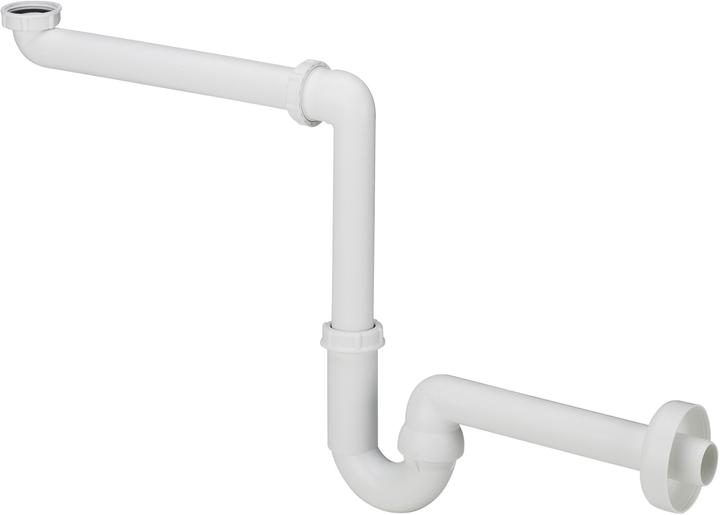 Viega Space-saving pipe siphon 5/4" DN32 white (606220) (Tube siphon, 1 1/4")