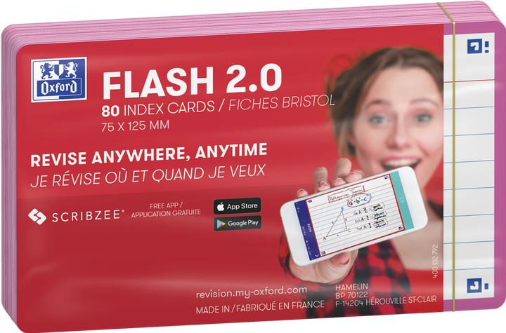 Actual product image Oxford FLASH 2.0 flashcards (A7, 80 x)