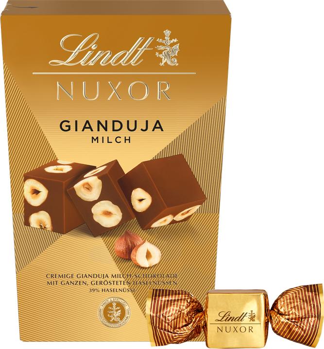 Produktbild Lindt Nuxor Pralinés Milch Haselnuss (150 g)