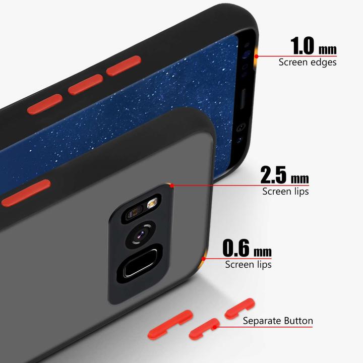 Image du produit Cadorabo Coque pour Samsung Galaxy S8 Hybrid Matt (Samsung Galaxy S8+)