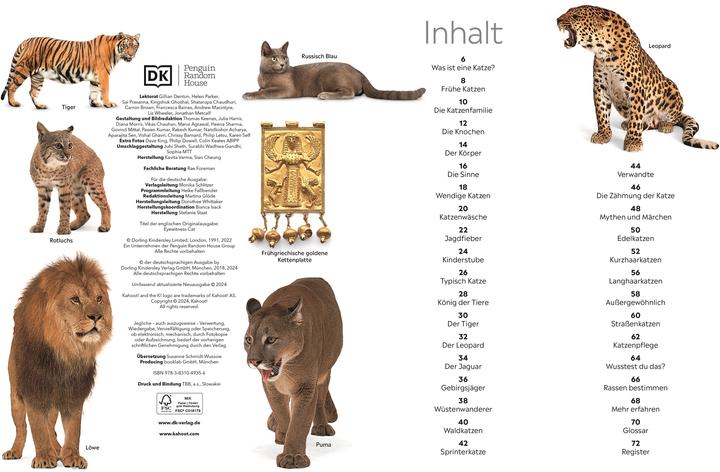 Actual product image memo Wissen. Katzen (German, DK Verlag - Kids, Juliet Clutton-Brock, Susanne Schmidt-Wussow, 2024)