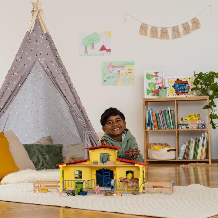 Produktbild Schleich Farm World Grosser Stall mit Tieren und Zubehör