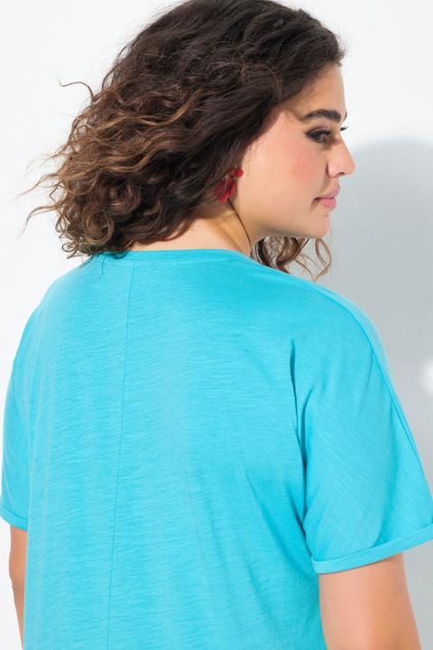 Actual product image Ulla Popken Mandala Animal Motif Short Sleeve Tee (46, 48)