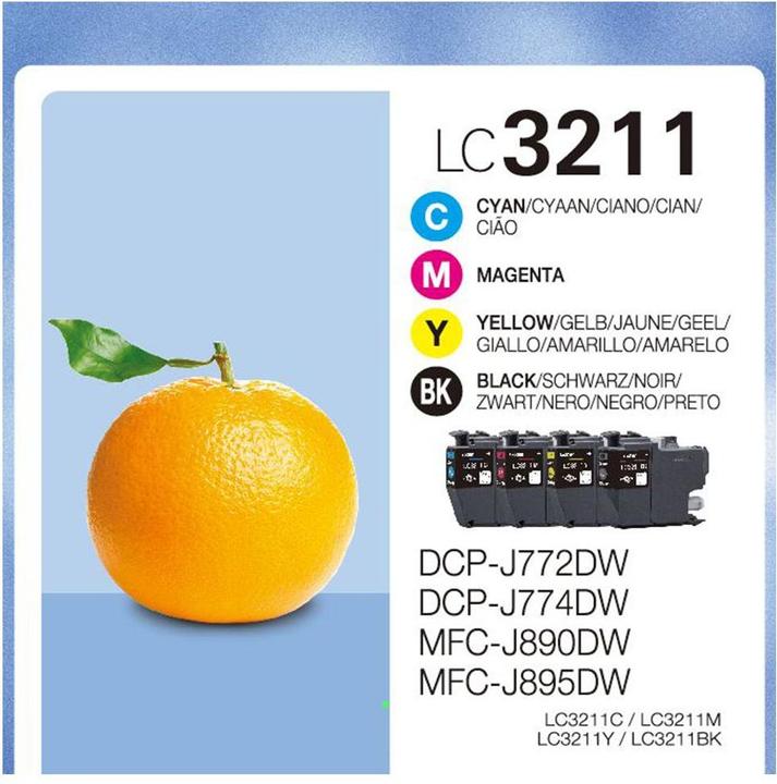 Produktbild Brother LC-3211 Value Pack (M, C, Y, BK)