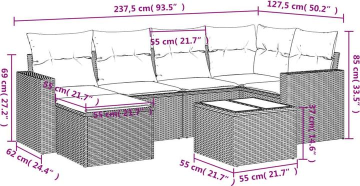 Produktbild vidaXL Coline