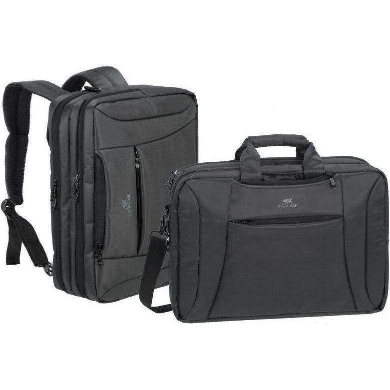 Rivacase Central 8290 (16"), Notebooktasche, Schwarz