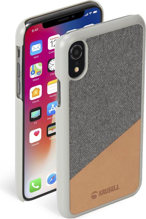 Actual product image Krusell Tanum Mobile Phone Protective Case (6.1 inch) Cover Beige (Apple iPhone XR)